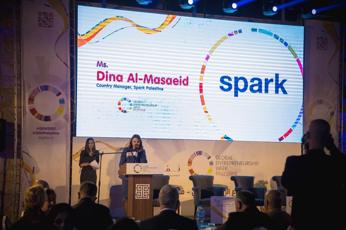 SPARKorg's tweet photo. Happy #Entrepreneurship Week! 
@SPARKorg Palestine has sponsored the @GEWPalestine in its 10th edition.  ✨ 

We will also conduct the National Stakeholders Event in Palestine on the 22nd of November. For more details: https://t.co/9JHU3qrW8R 

#Partnership #Together4Med https://t.co/ZHKSTE1kJ5