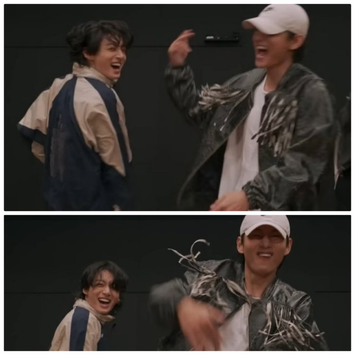 taelovekoo2's tweet photo. #tete es la alegrรญa de #kookie...๐ป๐ฐ
#runbtsdancepractice #RunBTS_DancePractice #taekook #vkook #tetekookie #taekookau #TAEHYUNG #JUNGKOOK https://t.co/SIA4JOXWSs
