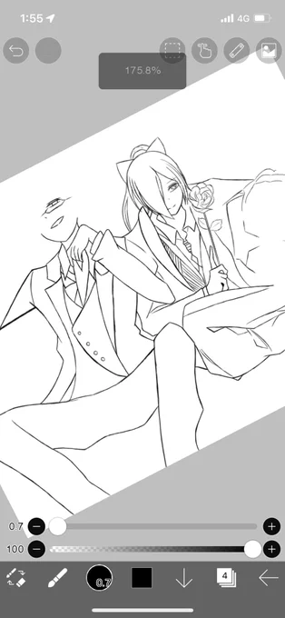 これはいま珍しくデジタル絵で
描いてるイオスーです
需要があるか分かりませんが
ばあちゃる学園ホスト部です 