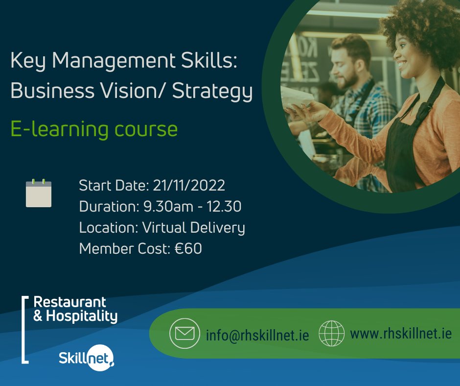 Restaurant & Hospitality Skillnet tweet media