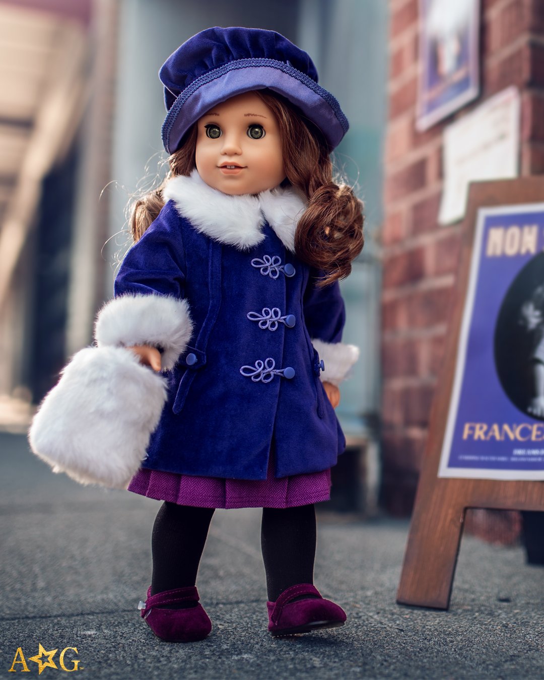 American girl on sale rebecca holiday dress