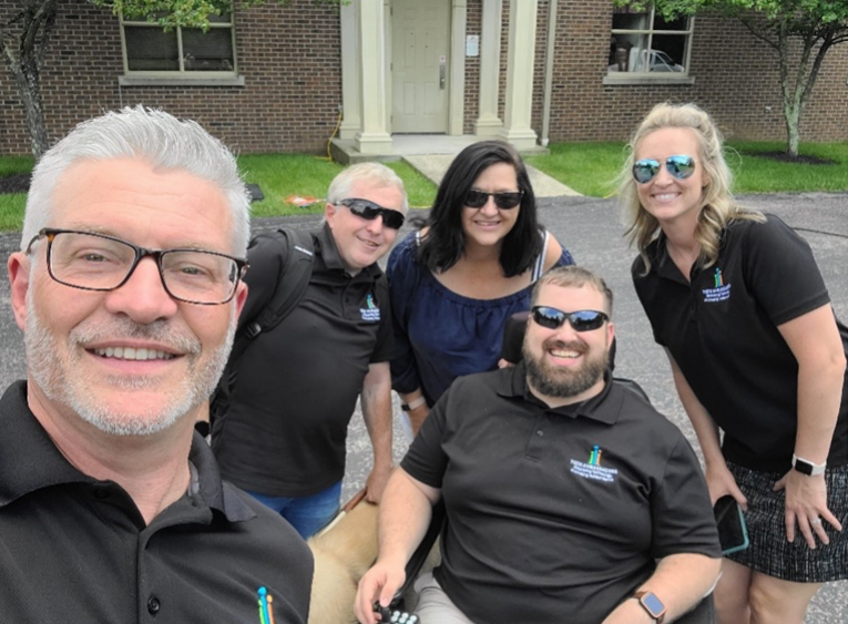 DODDohio's tweet image. This summer, the Adams County Board of DD held a Technology First Day at the Job and Family Services in West Union. Read more about the day here bddy.me/3WYu0Ot. 

#ThankfulForTech