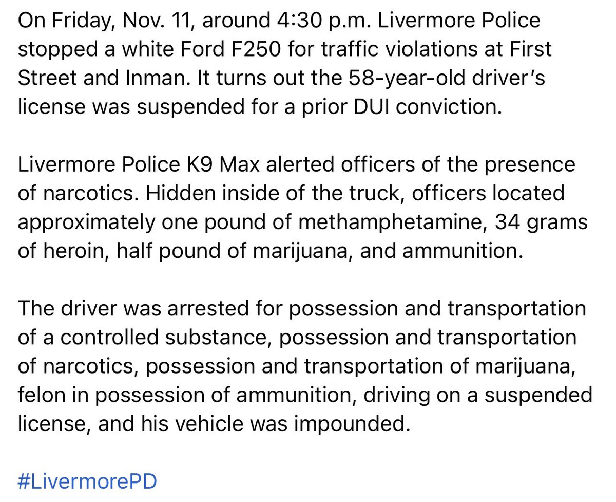 Livermore PD tweet media