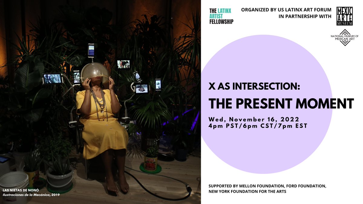 Join us for ‘X as Intersection: The Present Moment’ featuring artists, Maria Gaspar, mulowayi iyaye nonó (Las Nietas de Nonó), Consuelo Jimenez Underwood, and Vincent Valdez. Click the link below to RSVP: tinyurl.com/4p6b728k 📸Photo: Paula Court.