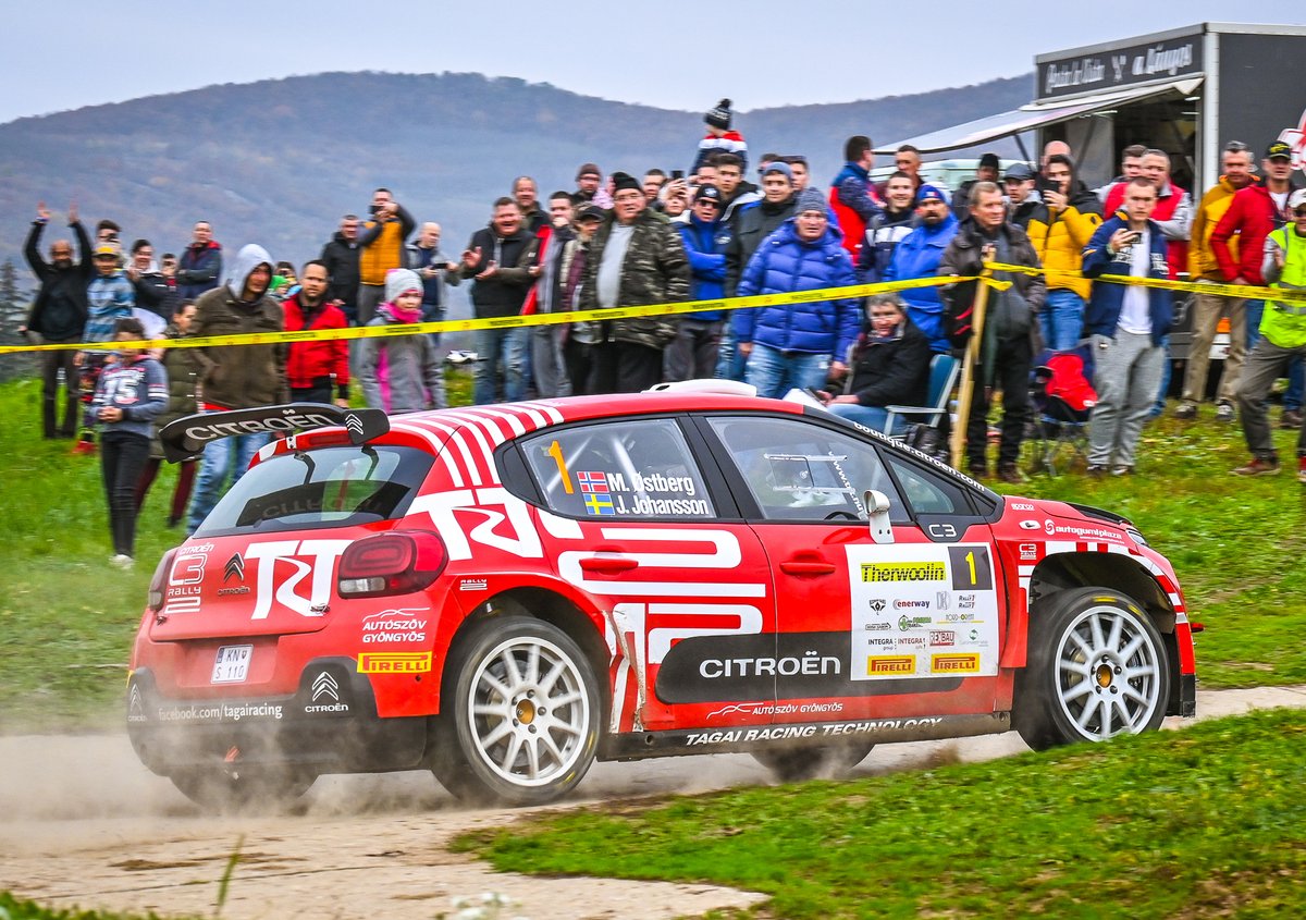 With 25 stage wins and 6/7 wins this season, <a href="/MadsOstberg/">Mads Østberg</a> is the 2022 HUNGARIAN CHAMPION!!! 🏆
Congrats Mads and to your co-drivers Patrik Barth and Johan Johansson for all the hard work. 👏
#C3Rally3Family