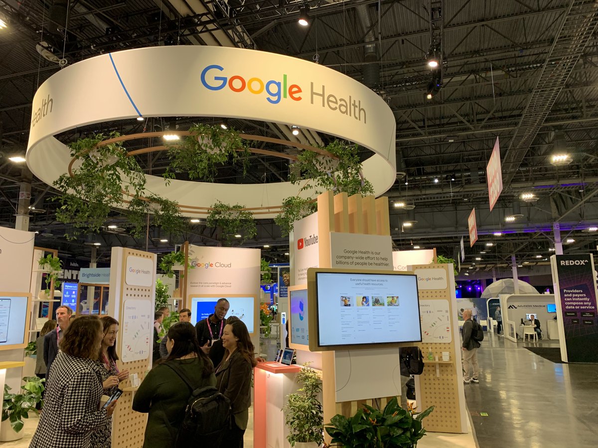 GoogleForHealth's tweet photo. Want a first look? 👀

Here’s a sneak peek of our #HLTH2022 booth! Come on over and explore the latest from #GoogleSearch, @YouTube, @GoogleAI, @GoogleCloud, @FitbitHealth, @Chrome, @Verily, plus Health Connect by @Android and Care Studio. https://t.co/h7SjGtSadl