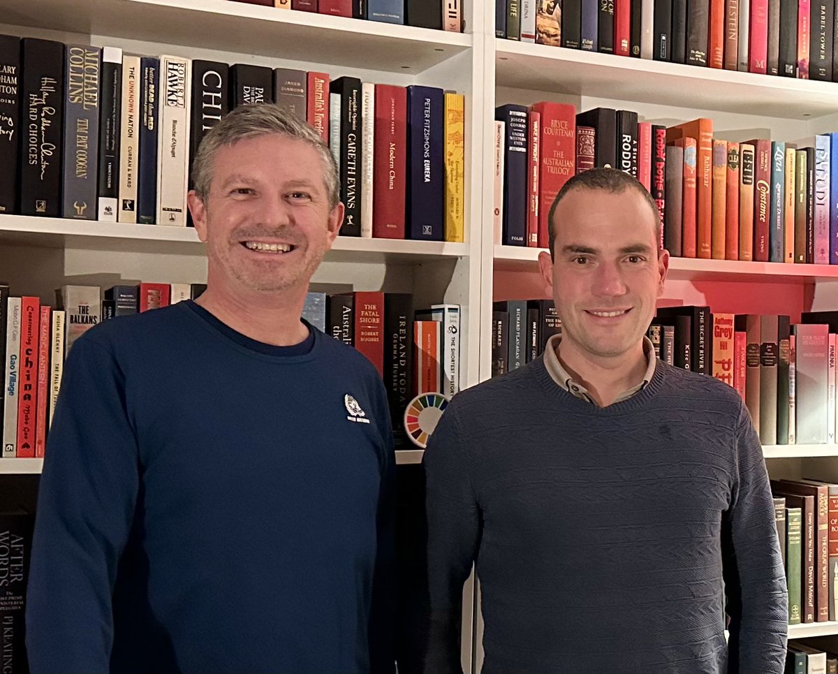 newgeopolitics's tweet photo. Two EUCON Jean Monnet Research Network scholars discussing a changing Eurasia in Budapest today, Hannes Meissner &amp; David Morris @dm_aus https://t.co/Mg8Cb3SnZs