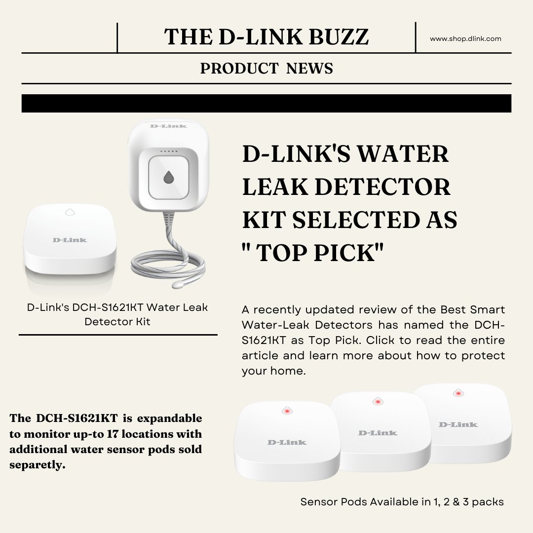 DLink USA on Twitter "Considering a water leak detector? The New York