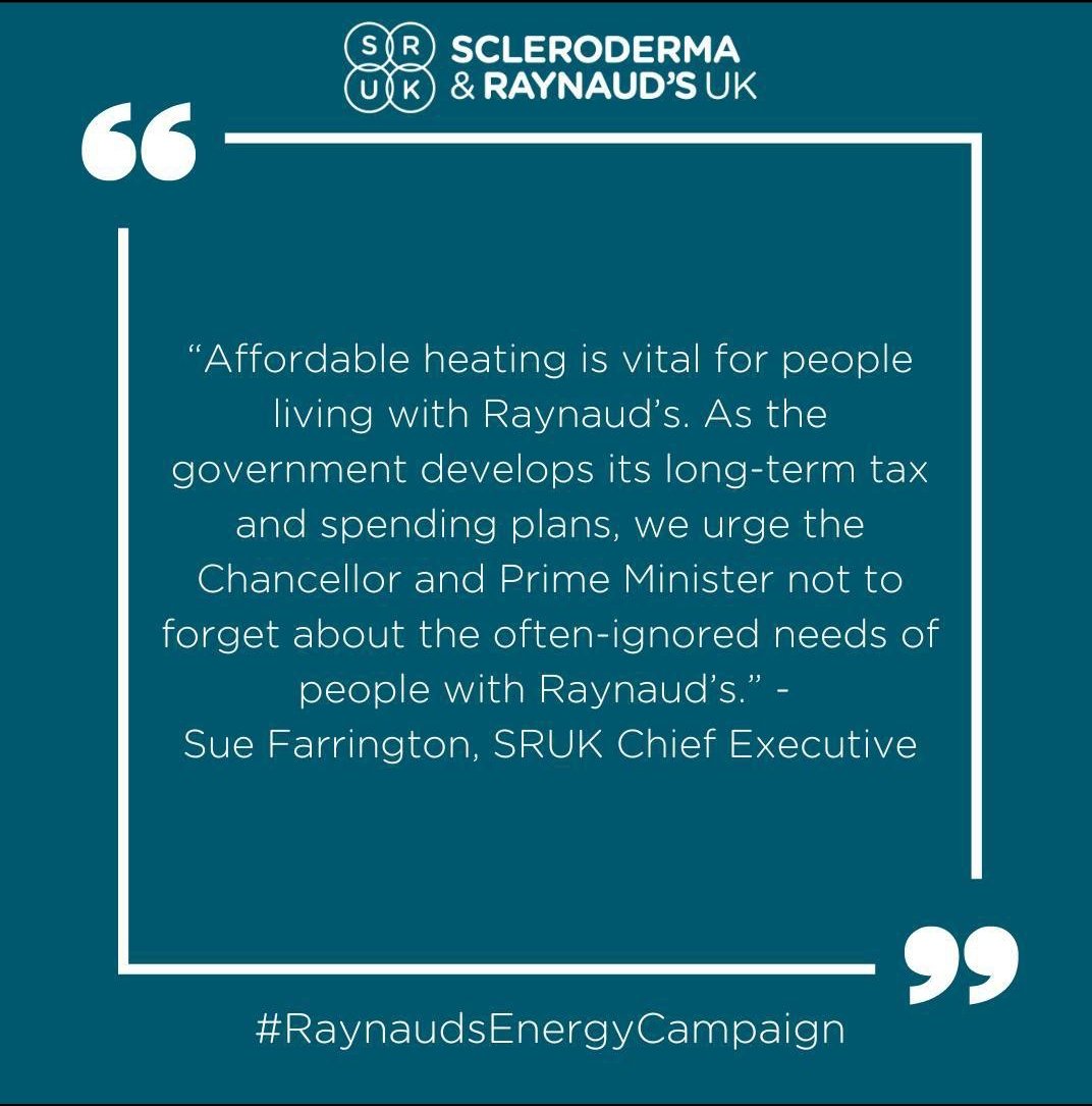 More than three in four are experiencing more Raynaud’s attacks due to stress caused by the current cost of living crisis.
76 percent have suffered a painful Raynaud’s attack because they have been too worried about their energy bills to turn their heating on.
Please retweet 🙏