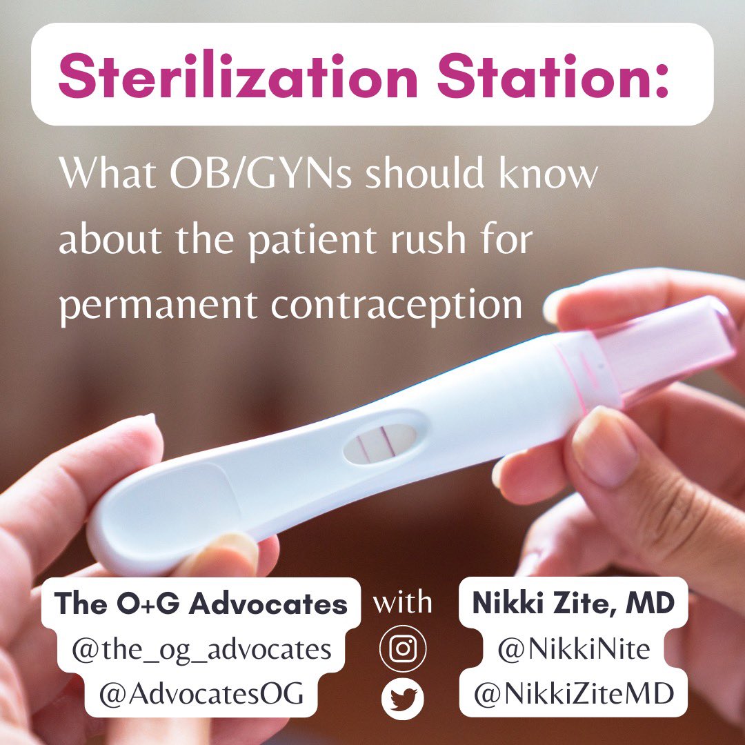 The Advocates have been hearing from patients begging for #sterilization, especially with #abortion bans running rampant in the country. 

@NikkiZiteMD joined the Advocates to discuss the data, trends, and ethical considerations around permanent contraception. 

Link in bio!