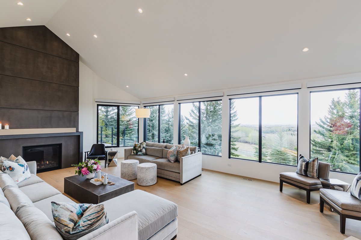 #Spacious, #beautiful and #serene. Take in the incredible nature #views while connecting with loved ones over an evening fire!