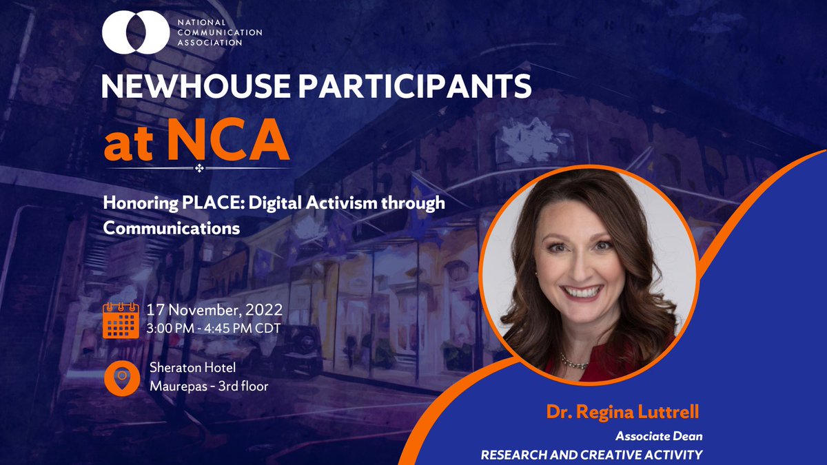The Office of Research & Creative Activity (@newhouseimpact) on Twitter photo .@DrSrivi will explain how to get published in NCA journals at 2PM
<a href="/bowmanspartan/">Nick Bowman (包尼克)</a> will be part of a panel discussion on immersive media at 3PM.
<a href="/GinaLuttrell/">Dr. Gina Luttrell</a> will speak on digital activism through communications at 3PM .@DrSrivi will explain how to get published in NCA journals at 2PM
<a href="/bowmanspartan/">Nick Bowman (包尼克)</a> will be part of a panel discussion on immersive media at 3PM.
<a href="/GinaLuttrell/">Dr. Gina Luttrell</a> will speak on digital activism through communications at 3PM