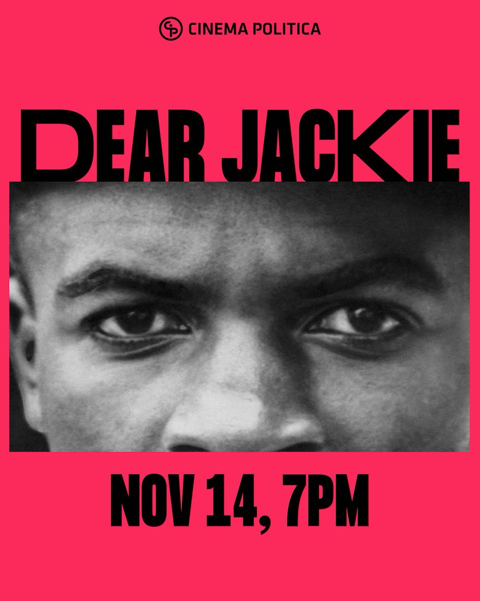 Tonight DEAR JACKIE is screening at Cinema Politica Concordia at 7 PM! Director Henri Pardo and protagonist Pat Dillon Moore will be in attendance for a Q&amp;A moderated by <a href="/svens_telemaque/">Svens Telemaque</a>! More info:  facebook.com/events/4410225… #jackierobinson #montreal #blm