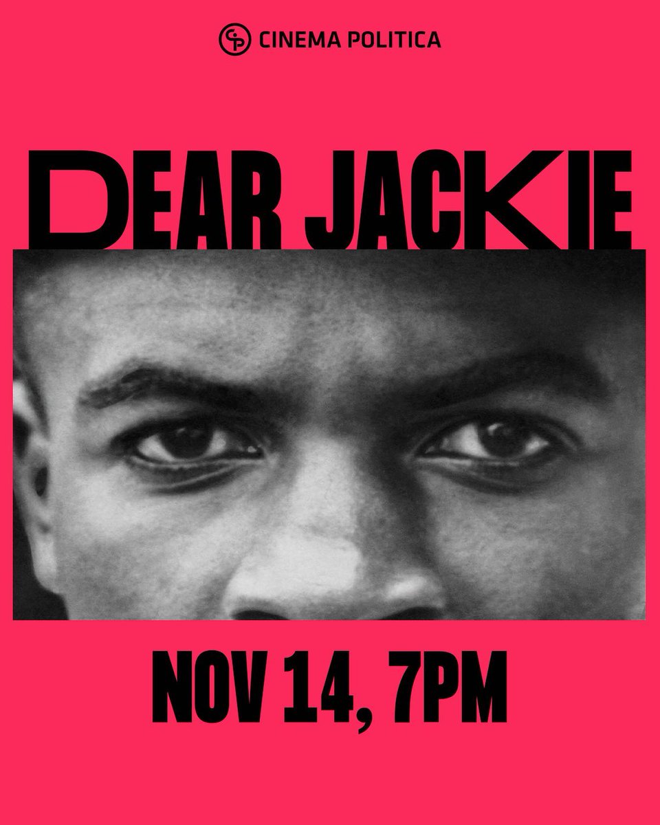 Tonight DEAR JACKIE is screening at Cinema Politica Concordia at 7 PM! Director Henri Pardo and protagonist Pat Dillon Moore will be in attendance for a Q&A moderated by @svens_telemaque! More info: facebook.com/events/4410225… #jackierobinson #montreal #blm