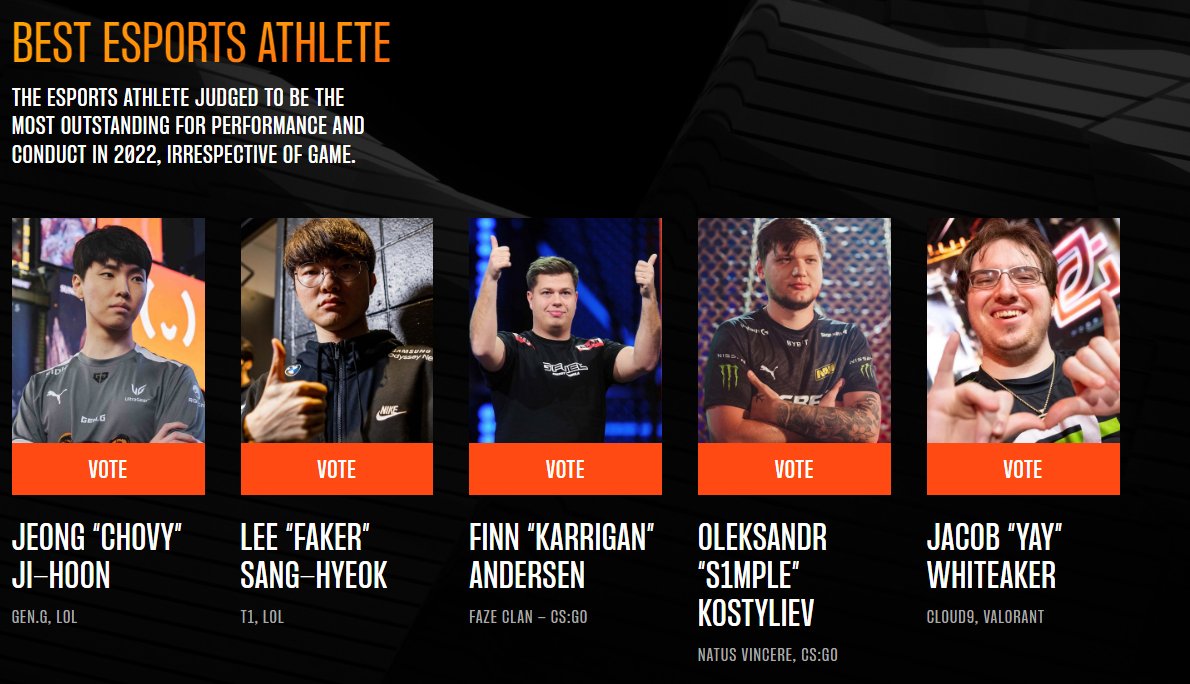 ValorIntel on Twitter "🔹yay from Cloud9 was also nominated for Best