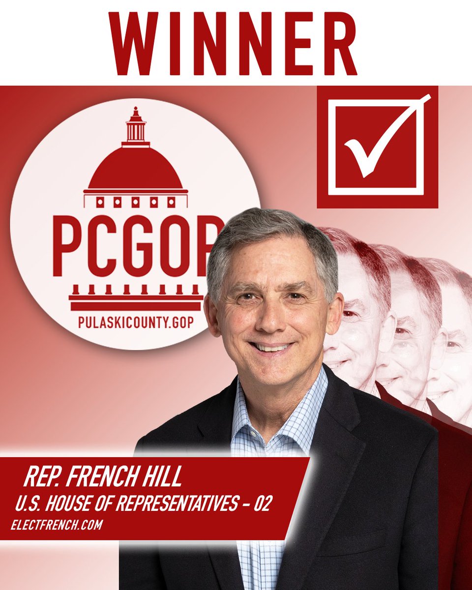 PulaskiARGOP's tweet photo. Congratulations to our Pulaski County Candidates who won election this year and thank you to all those Republicans who entered the arena. We look forward next cycle! #arpx #pcpx #arleg (1/5) https://t.co/Bx365p1DlF