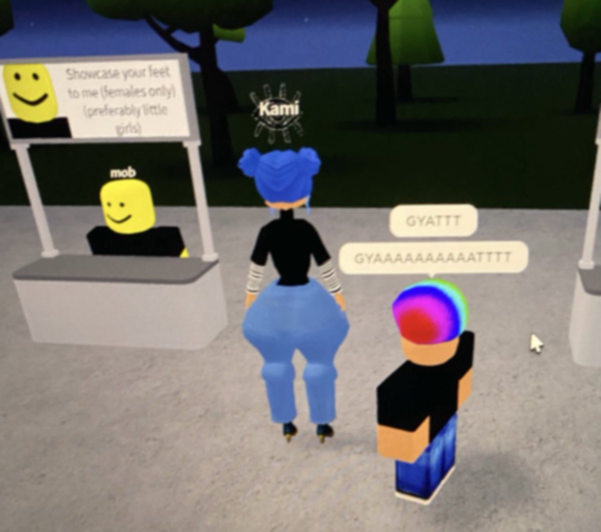 Iuhwalk's tweet photo. roblox is mudded https://t.co/D0TExiuZdI