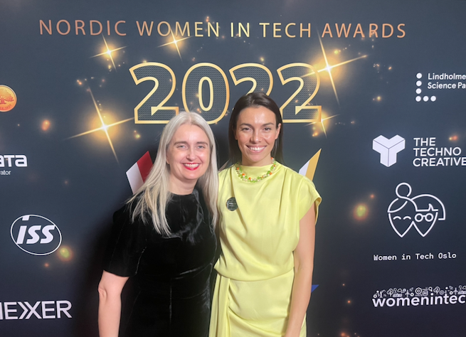 Controlant (@controlant) on Twitter photo We are so proud of our Chief Quality Officer, Anna Karlsdóttir, who was nominated for the
<a href="/NWITawards/">Nordic Women in Tech Awards</a>
Here she is (left) with the Digital Leader of the Year winner, Azra Osmancevic, on the eve of the award ceremony on Thursday.
Congratulations to the nominees and the winners! We are so proud of our Chief Quality Officer, Anna Karlsdóttir, who was nominated for the
<a href="/NWITawards/">Nordic Women in Tech Awards</a>
Here she is (left) with the Digital Leader of the Year winner, Azra Osmancevic, on the eve of the award ceremony on Thursday.
Congratulations to the nominees and the winners!