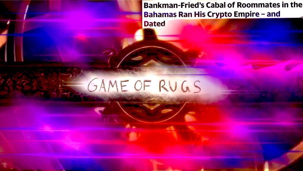 Metasutra_io's tweet photo. Sam Bankman-Fried &amp; Co of FTX have been getting more action than the entire MetaSutra team combined. Not that we would “combine” in that particular way. Welcome to the Game of Rugs, don’t get rugged😈
#ftx #web3 #Nfts #metasutra #rugpull #metaverse #meme #HouseOfTheDragonHBO https://t.co/pPpdGUtJCT