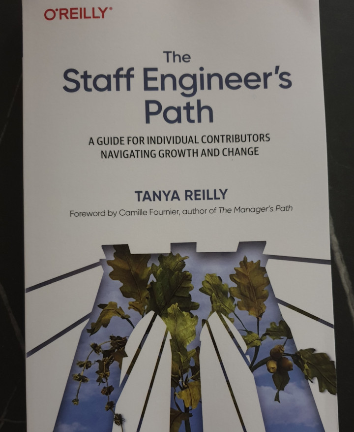 s3rvac's tweet photo. Finally received a physical copy of this great book on technical leadership by @whereistanya 🙂 https://t.co/4UoUITZkXd