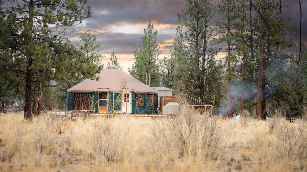 landwatch's tweet photo. How often do you say you own a yurt and a couple of acres of land in the same sentence? Listed By Farm &amp; Ranch
.
.
.
Property ID: 415271271
https://t.co/c5tITkWBBG https://t.co/62U8oYb0U6