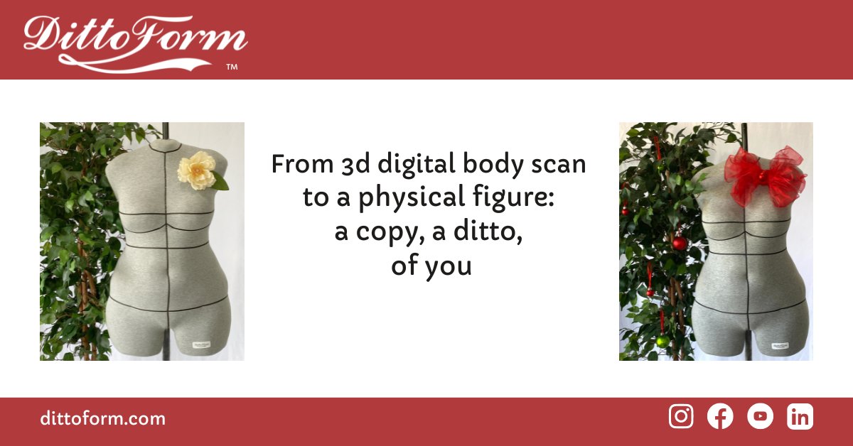 threadsmagazine's tweet photo. A DittoForm would be a lovely gift at any time of the year. Surprise the sewist, costumer, or creative designer in your life with a Gift Certificate in any amount toward their very own DittoForm.
#definitelynotstandard #everyoneisunique #customdressform
https://t.co/FQ8KCsyo4K https://t.co/tq89nqU3ag