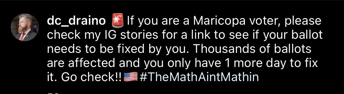 politstrip's tweet image. Check your ballot status Arizona! #TheMathAintMathIn @KariLake 

recorder.maricopa.gov/Elections/BeBa…
