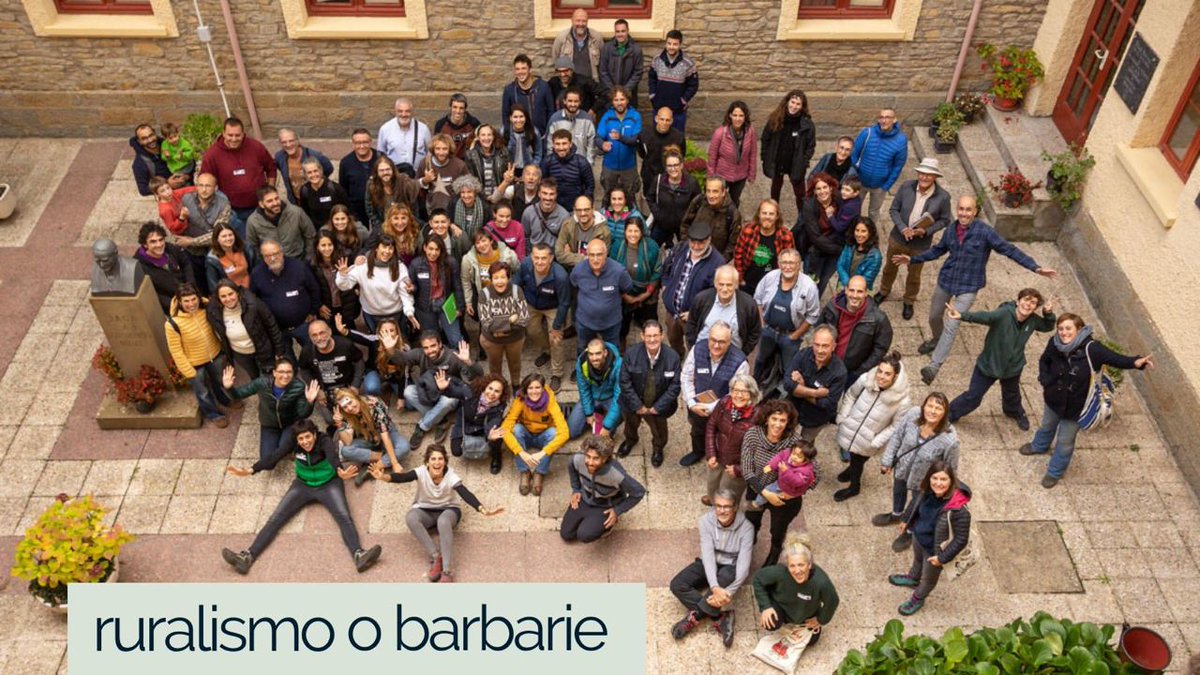 Gracias a toda la gente que vinisteis este fin de semana al encuentro #RuralismoOBarbarie. Ha sido maravilloso compartir con vosotras 💚