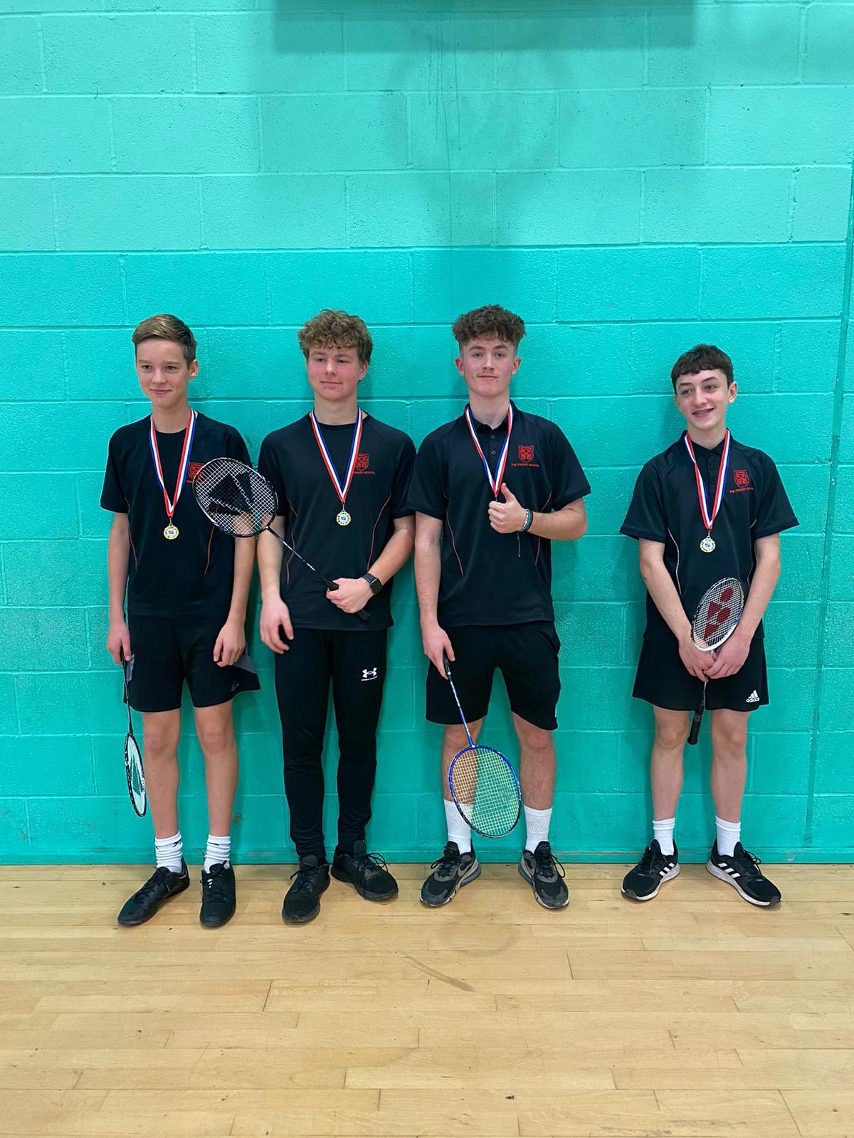 The Priory School on Twitter "U16 district badminton champions. Well done boys! https//t.co