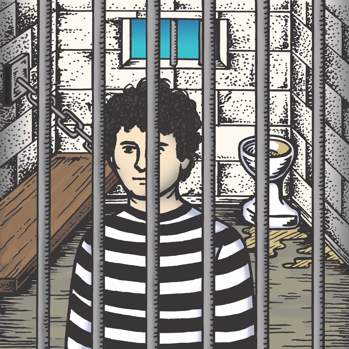 CloudmachineNFT's tweet photo. Time to put the Cloudmachine jail cell to use. https://t.co/QaEnKMlpRH