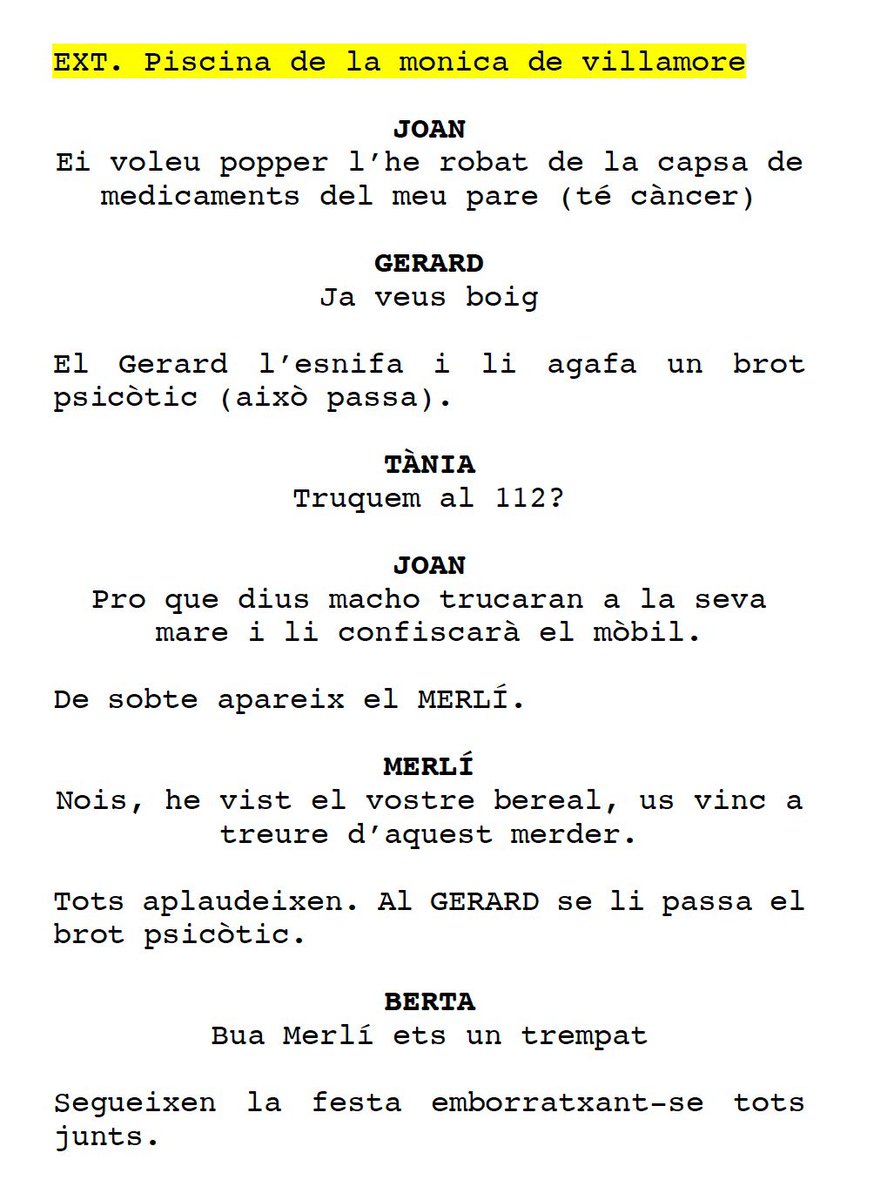 indicatiu's tweet photo. Capítol INÈDIT d merlí (pt 2) https://t.co/kuumYdMyAH