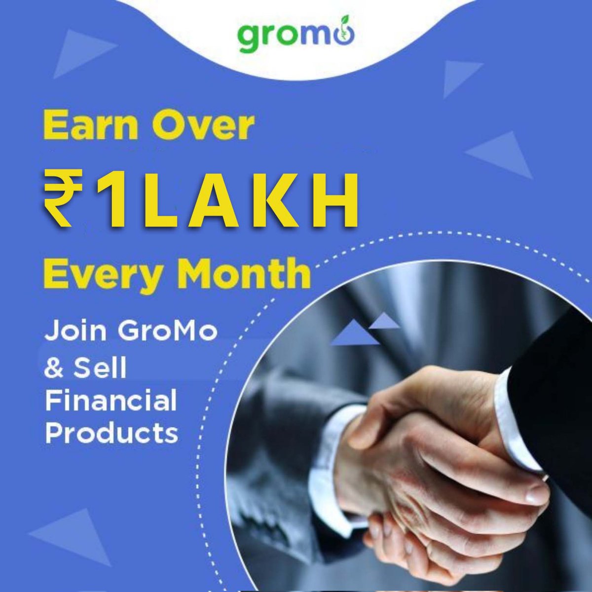 Divoworld1's tweet photo. Hi, I am gifting you *₹250*
Install GroMo app and earn over ₹1 Lakh per month by selling financial products like Credit Cards, Insurance, Demat Accounts, Saving Account and more. Download now with my referral link https://t.co/YGCSqiaDXm
 enter Referral code on signup: DLOZ2117 https://t.co/kPKL441Lsd
