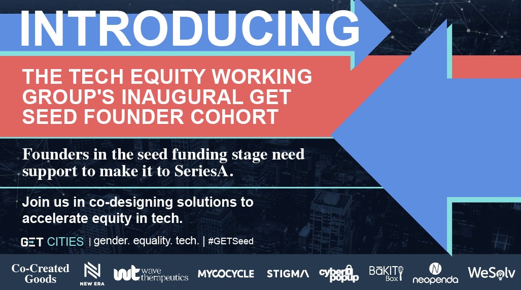 GETCities's tweet photo. We created the Tech Equity Working Group to increase equity in tech in Chicago. For the first time, all 17 of our current members are collaborating to solve one big challenge.
Learn more about our #GETSeed Founders and why this stage is so important at https://t.co/bpsEC2fs8u. https://t.co/c8D9kBli3D