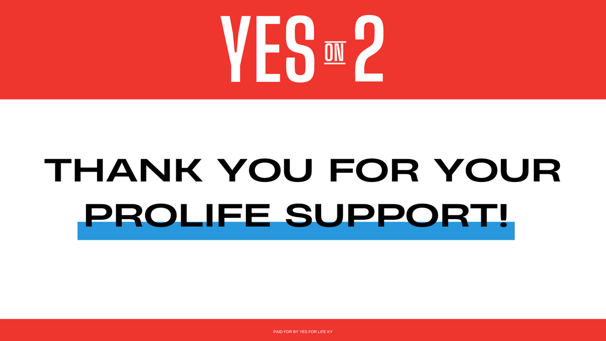 Yes for Life KY tweet media