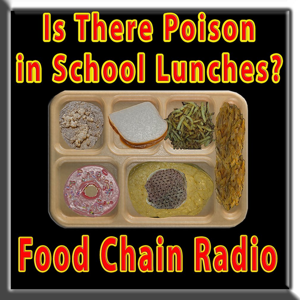 #GMO food crops are re-engineered to withstand weed-killing chemicals. Most grain ingredients in school lunches – wheat, peas, beans, oats found in breads, buns etc. – are derived from crops desiccated with the weedkiller #glyphosate. Food Chain Radio metrofarm.com