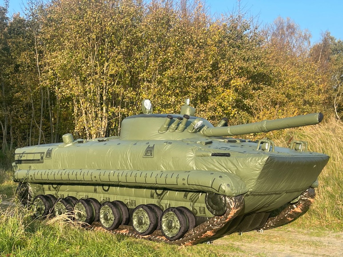 AEC_Skyline's tweet photo. . @AEC_Skyline recently started operating some new full size inflatable decoys! #AECSkyline #fastairsupport #ISRsupport #criticaldatasolutions #defensie #defence #closeairsupport #BMP3 #JTAC #CAS https://t.co/cGGzgRGK1K
