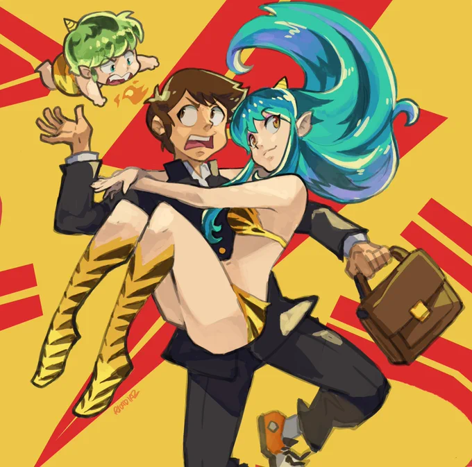 I'm a month late but I still can't believe they're back!  #UruseiYatsura 