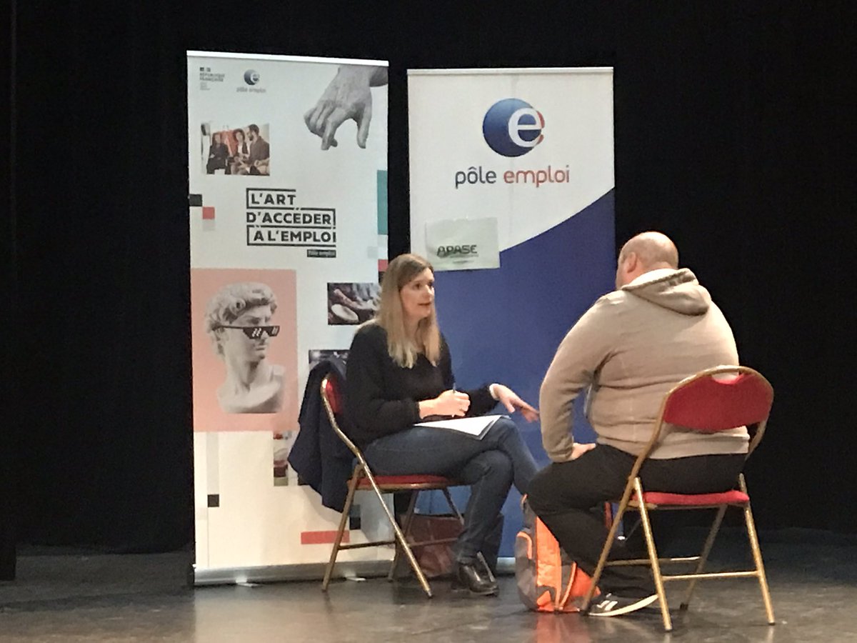 #TousMobilisés, Représentation ce jour à L’Escapade, quand « l’Art d’accéder à l’emploi » permet à 10 demandeurs d’emploi de reprendre confiance en eux et de se sentir plus fort pour leur recherche d’emploi 👍.
1ers Résultats : 2 contrats, 5 Duo Day et d’autres contrats à venir