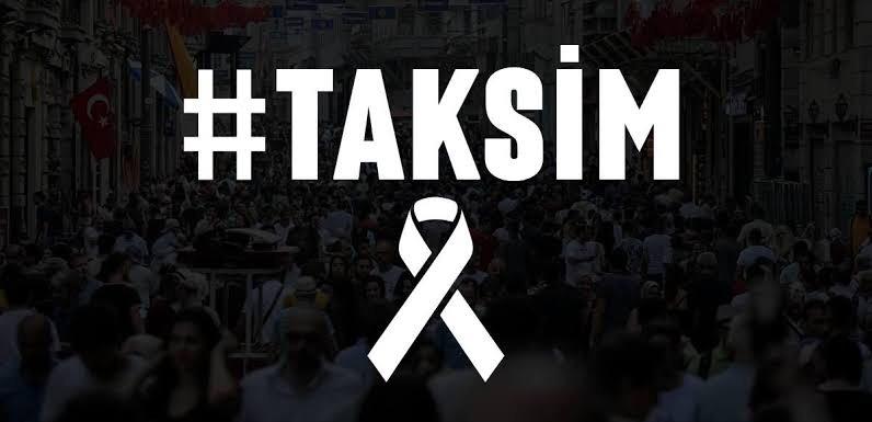 İstiklal Caddesi’nde meydana gelen bombalı saldırıda vefat eden kardeşlerimize Allah’tan rahmet, yakınlarına sabır, yaralılarımıza acil şifalar diliyoruz.

Ülkemize, milletimize, İstanbul’umuza geçmiş olsun.