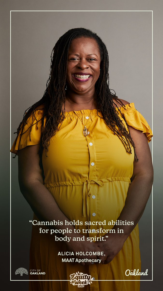 Meet Alicia Holcombe -IG @MaatApothecaryCA  Twitter@ApothecaryMAAT
Meta @maatcbd

#Equity Week # Equity Weed