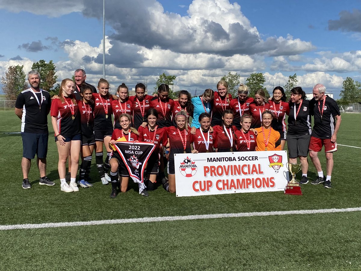 WJ2611's tweet photo. Congratulations! 🏆 The run has come to an end for these U17 Girls. One of the most successful @WSEUSoccer teams the club has ever had. Over the past nine years this team has won numerous tournaments and city championships capping it of this year with a provincial championship. https://t.co/akBZKfPjSh