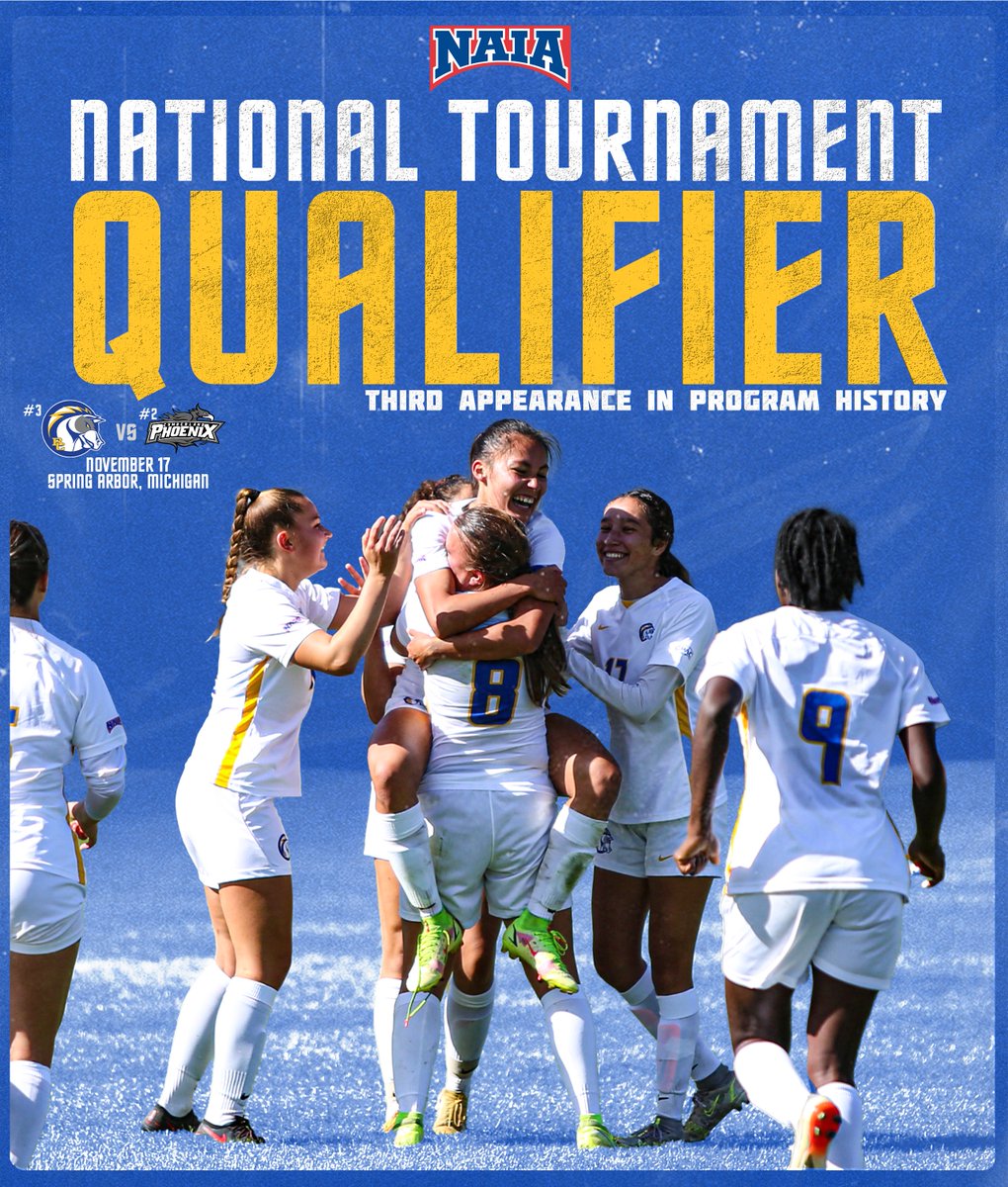 𝐓𝐎𝐔𝐑𝐍𝐄𝐘 𝐁𝐎𝐔𝐍𝐃.

<a href="/BriarCliffWSOC/">Briar Cliff Women’s Soccer</a> earn an at-large bid and will clash with Cumberlands (Tenn.) Thursday in Spring Arbor, Michigan. 

#BattleOn