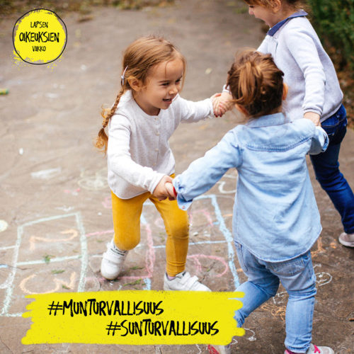 Lapsen oikeuksien viikko: miten olet mukana?
lapsenoikeuksienviikko.fi katso ideoita. Ota perjantaina vaikka lapsi mukaan töihin:)