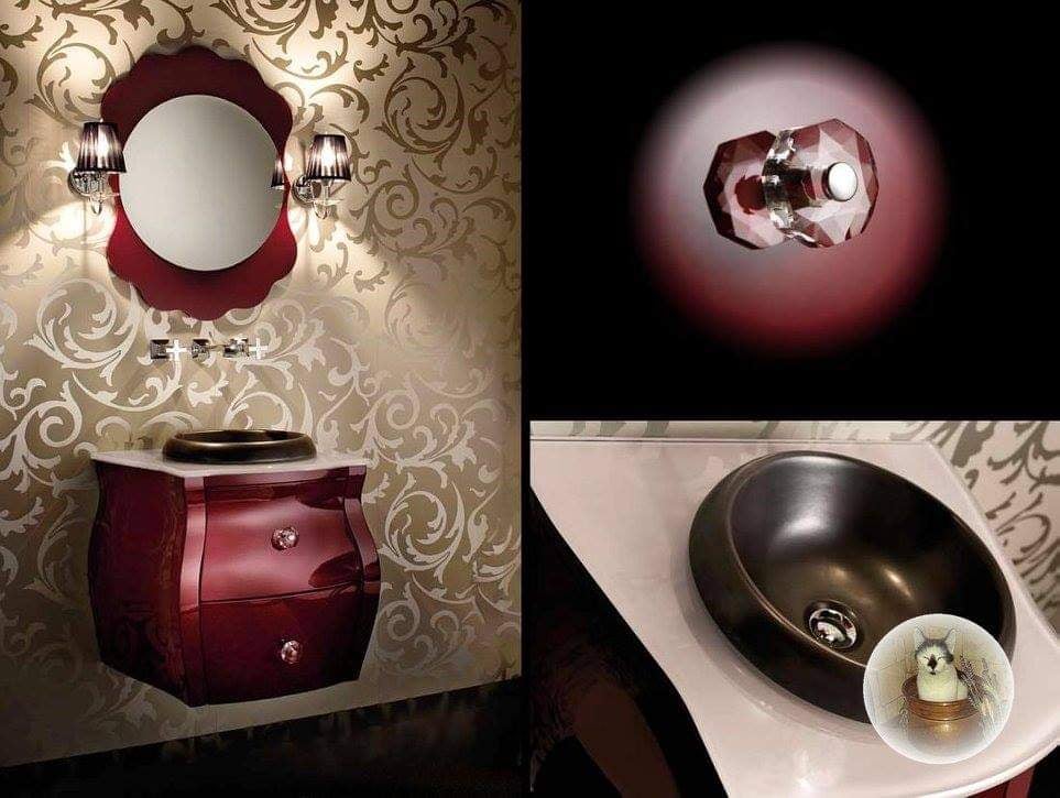 Interieur  &amp; #Design by Piazza des Wohnens. Badezimmermöbel aus italienischer #Handwerkskunst. Wunderschöne Jugendstil #Möbel aus Meisterhand.