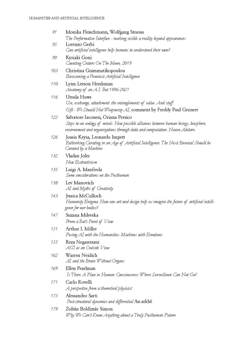 Kyra_Goni's tweet photo. My text on my work 𝐂𝐨𝐮𝐧𝐭𝐢𝐧𝐠 𝐂𝐫𝐚𝐭𝐞𝐫𝐬 𝐨𝐧 𝐭𝐡𝐞 𝐌𝐨𝐨𝐧 (2019) is featured among 45 contributions in the book HumaniTies and #AI published by the #EuropeanCommission #EuropeanUnion #EU_AILAB #AIperspectives #greekartist #kyriakigoni #science #technology https://t.co/OBBmEQ7EH7