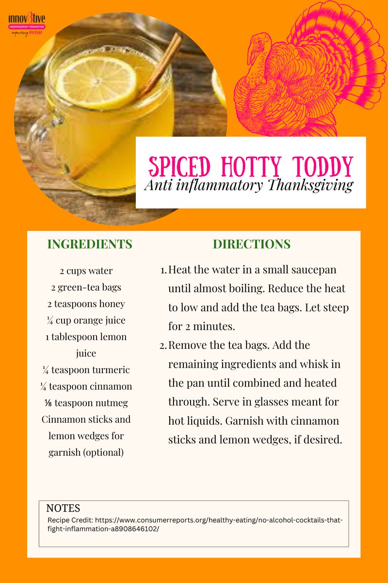 MrsChristoph15's tweet photo. #Healthy for the #Holidays
This week - #MainCourse and #drinks

#IgnitedThanskgiving #Thanksgiving #mocktails and #cocktails #antiinflammatory https://t.co/Q3xGpbpInZ