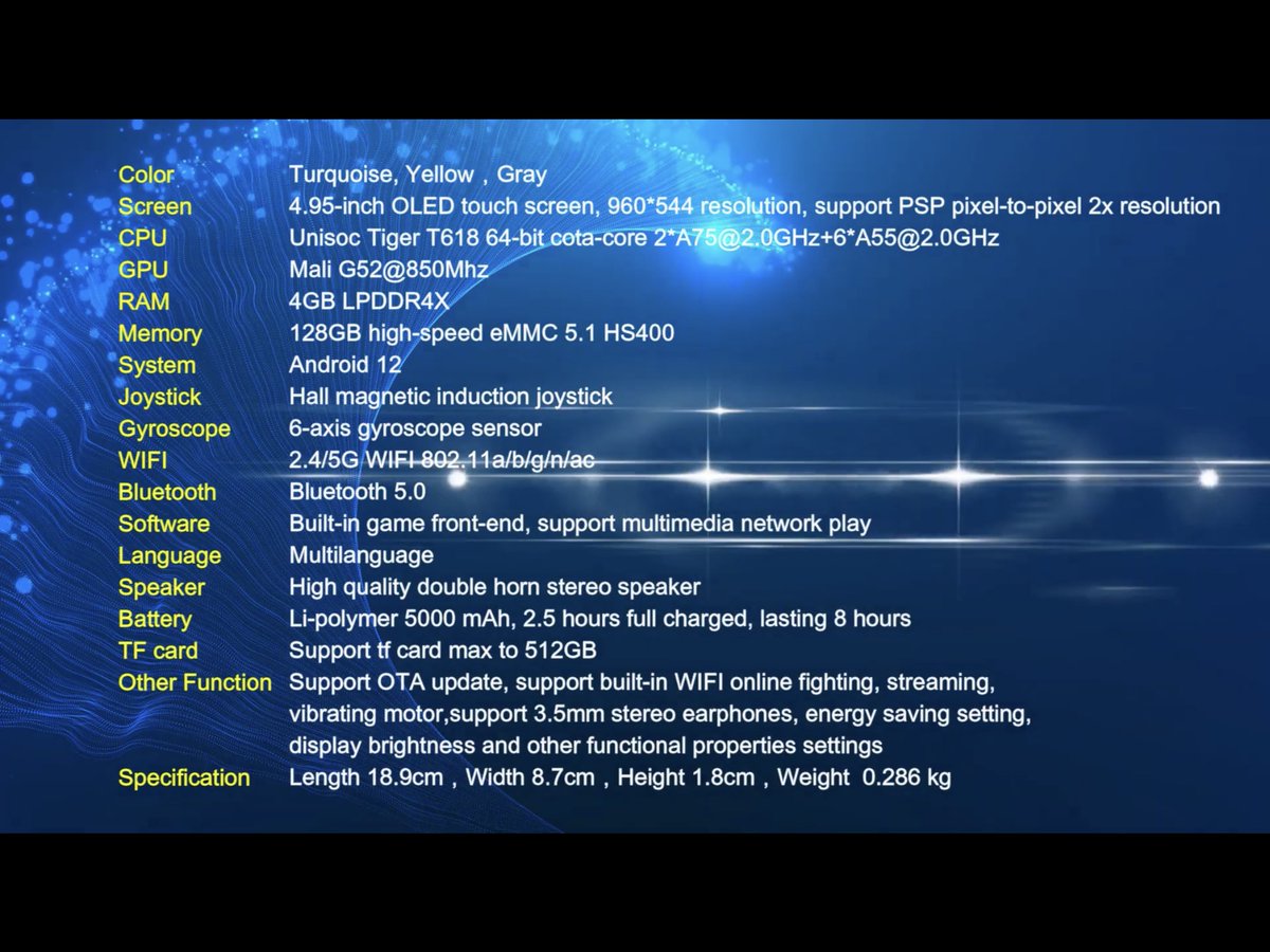 The RG505 is upon us now and here are the specs. Looks fairly capable don't you think?

Chat more about it at the SBCGaming Subreddit!