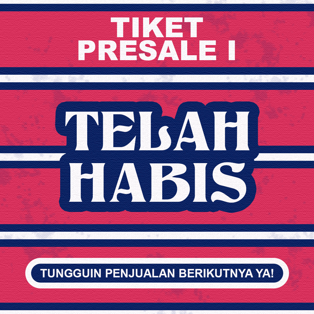 bnfdproject's tweet photo. TIKET PRESALE 1 HABIS TERJUAL!

Terimakasih buat kalian yang udah nyerbu Tiket Presale 1 #BonaFideProject22
Yang belum kebagian, besok-besok lebih satset yaaaaa jangan sampai kehabisan lagi..

Habis ini ada pengumuman line up baru nih. Buat yang penasaran, pantengin terus freen! https://t.co/A22eWDYxZL