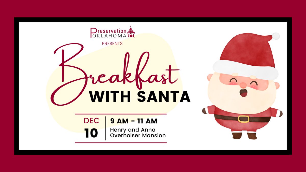 We have two wonderful events happening on December 10; Breakfast with Santa and Carolers and Cocktails. We'd love to have you join us for one or both!
overholsermansion.org/christmas-at-t…