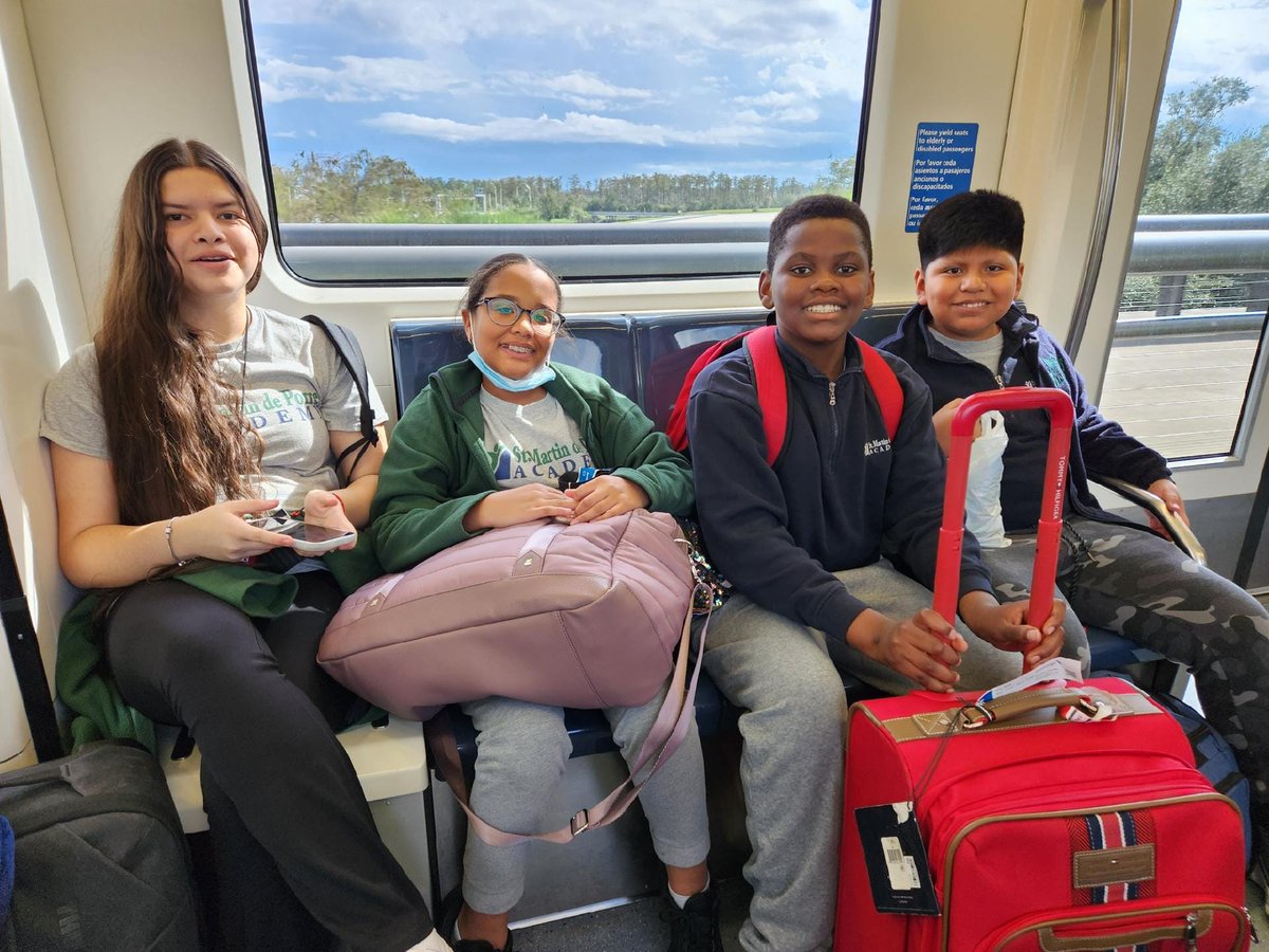 stmartinacademy's tweet photo. Look at these happy faces on their way to the Kennedy Space Center in Florida! Space shuttle launch, here we come! Students To Launch
@students2launch #students2launch #stem #space #stemeducation #NASA https://t.co/OI4DvRE1H7
